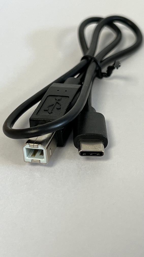 Câble USB-C (B->USB C) 40 cm pour relier smartphone Android à PM3-PM4