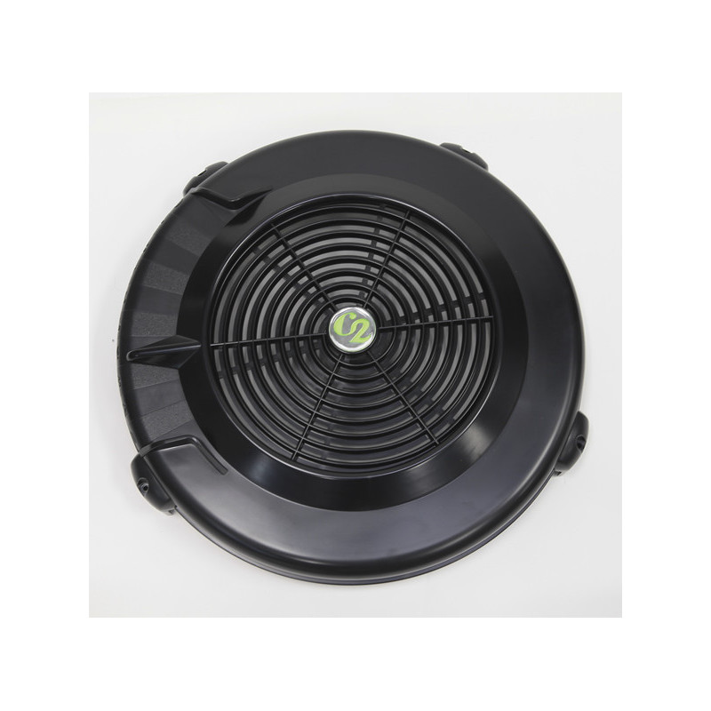 Couvercle EXTERIEUR de cage de roue (gradué 1 à 10) pour Rameur D2 / E Noir