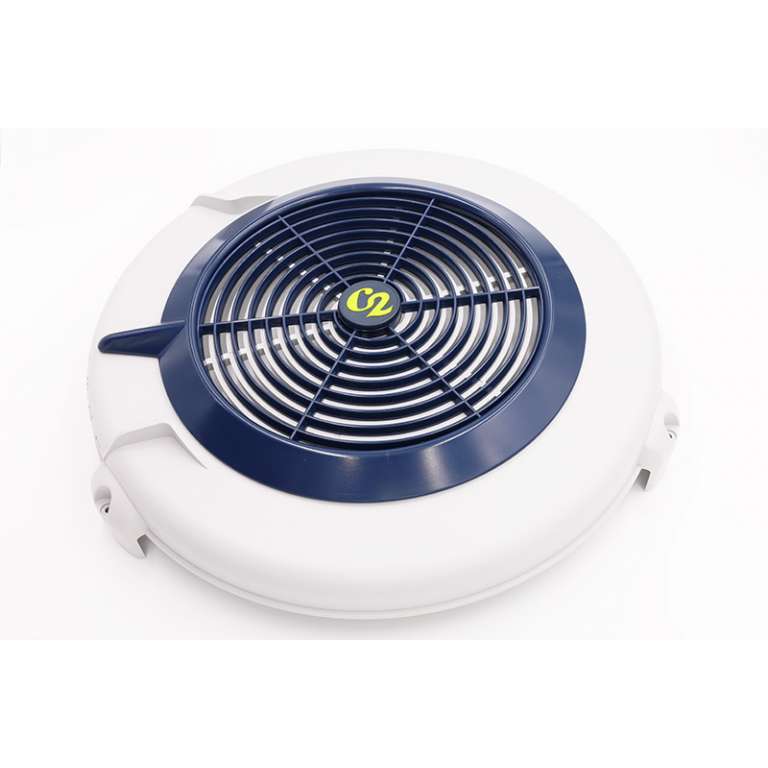 Couvercle EXTERIEUR de roue (gradué 1 à 10) pour Rameur D2 / E gris