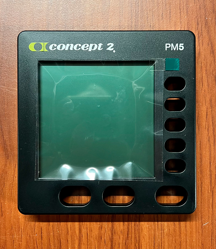 Ecran LCD pour PM5 avec face avant pour PM5 logo C2 VERT