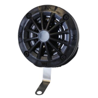 Haut parleur V2 (Noir et plat) avec support métal