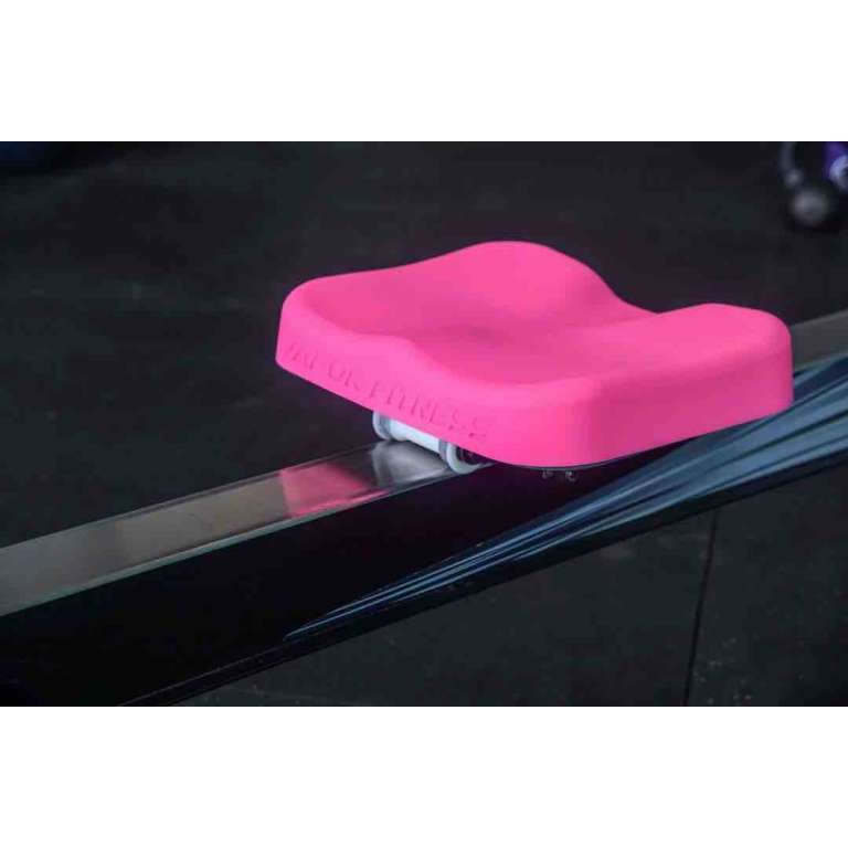 Couvre siège en silicone rose pour rameurs Concept2