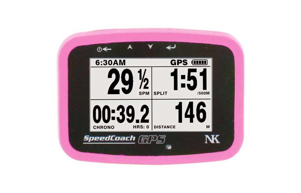Protection caoutchouc pour SpeedCoach GPS (rose fluo)
