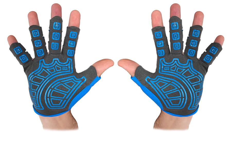 Paire de gants PADDLE M, dos aéré, maintien élastique au doigts et poignets. 