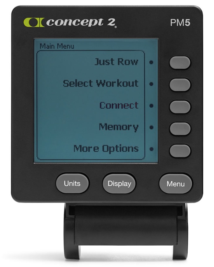PM5 : moniteur pour BikeErg 