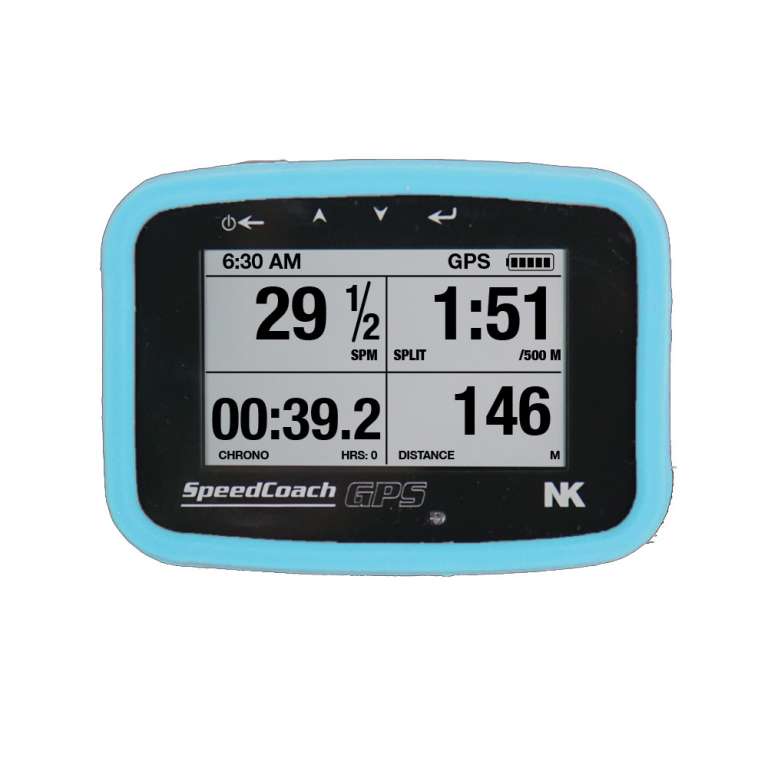 Protection caoutchouc pour SpeedCoach GPS (Bleu ciel)