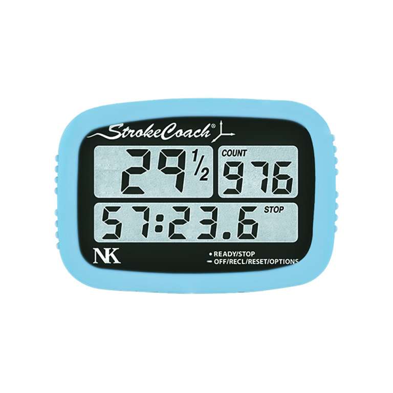 Protection en caoutchouc bleue clair pour StrokeCoach