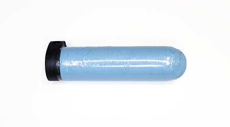 Poignée ajustable pointe 5 cm main Extérieure avec revêtement mousse bleue