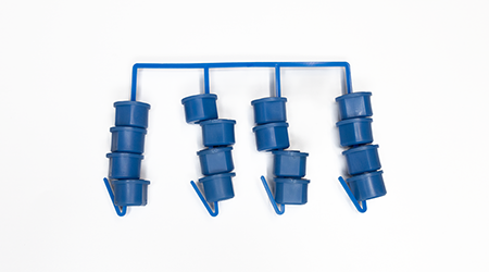 Cales bleue pour paire de dames de nage C2 (pointe) 13 mm