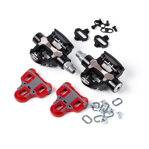 [60-027PAIRE] Pédales  - PAIRE - KEO Look & Shimano  PAIRE - Couleur Noir - F6