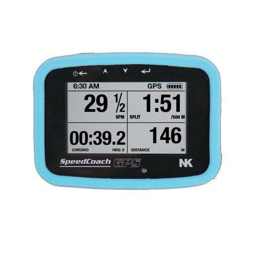 [NK0189-BBL] Protection caoutchouc pour SpeedCoach GPS (Bleu ciel)