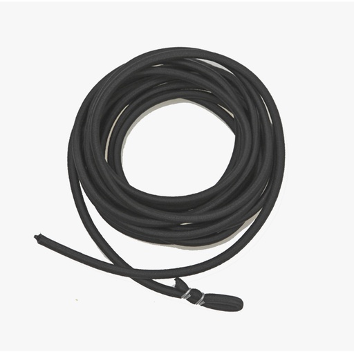 [2731] Corde élastique noire pour poutre (4,88 m) - SkiErg V1