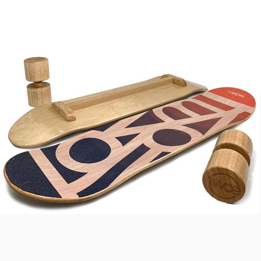 [T-BOARD-GRAFIK-BO] Balance Board TWOB-SPORT - orange