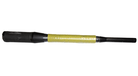 [747] Poignée COMPLETE ajustable pointe 5 cm TUBE UL à coller - main intérieur (VERTE) 