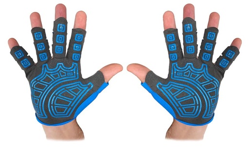 [GAN-PA-XS] Paire de gants PADDLE XS, dos aéré, maintien élastique au doigts et poignets.