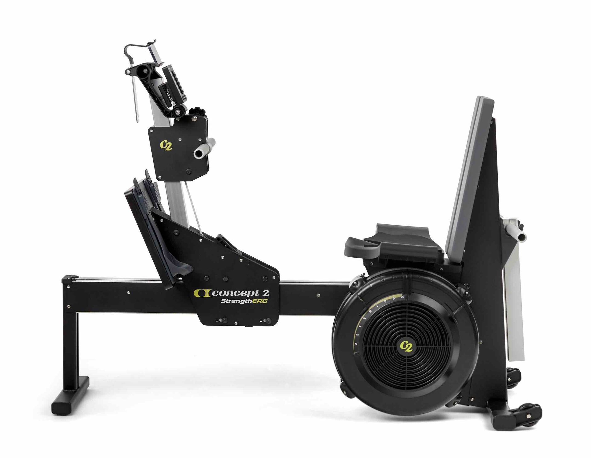 Concept 2 D E Poignée de rechange pour rameur, ensemble de poignée en plastique compatible Powerfun 500/550, 50,5 cm de long pour une meilleure prise en main et un contrôle améliorés